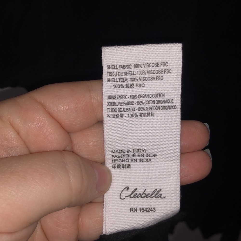 Cleobella Cecilia black ruffle maxi dress - Picture 8 of 9